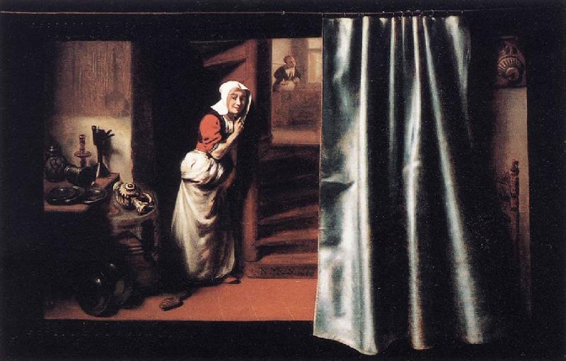 MAES, Nicolaes Portrait of a Woman sg oil painting picture